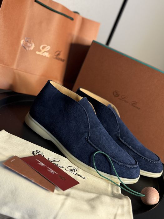 Лофери лоро пиана високі мужские лорики высокие ботинки синие lp