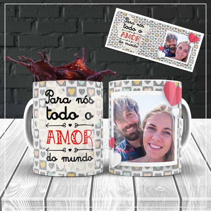 Canecas Personalizadas - Promoção dia dos namorados