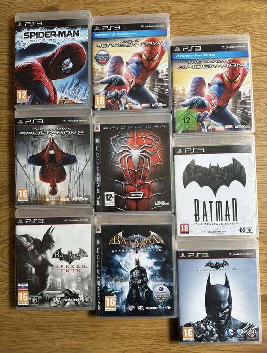 Sony PS3: Dead Space, FarCry FEAR Resistance Killzone Дурная Репутация Terminator Spider Man Batman Transformers