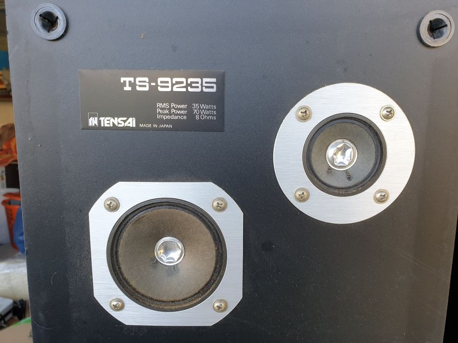Colunas Hifi Vintage Tensai TS-9235