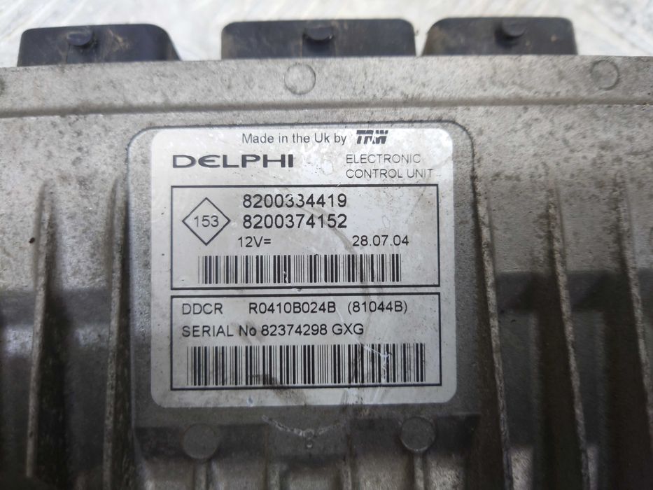 Renault Scenic II Megane II 1.5 DCI Komputer Sterownik Silnika ECU