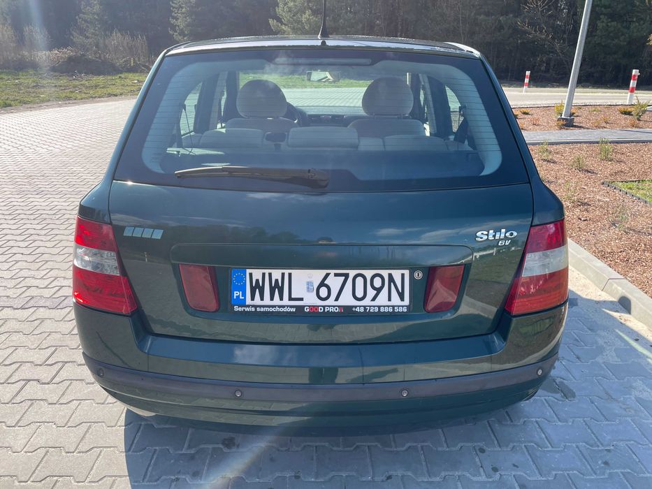 Fiat Stilo 1.7 klimatyzacja, czujniki parkowania, tempomat
