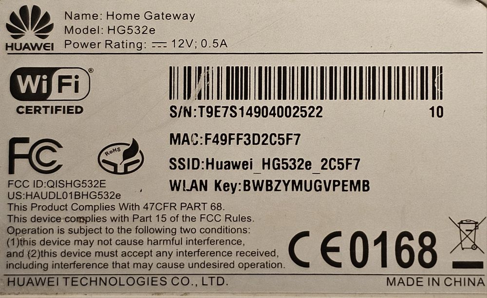 WI-FI модем Huawei