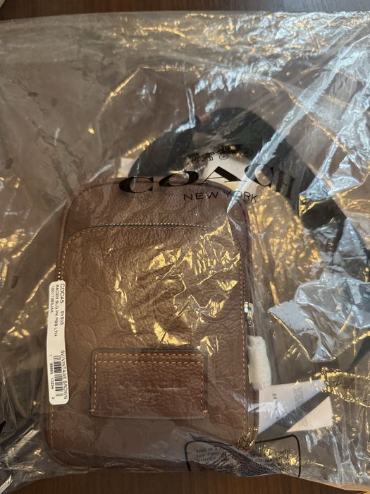 Coach Racer Sling Pack In Signature Leather