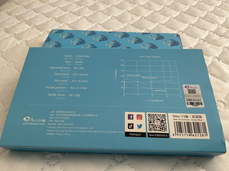 Akko V3 Switches (2 embalagens)