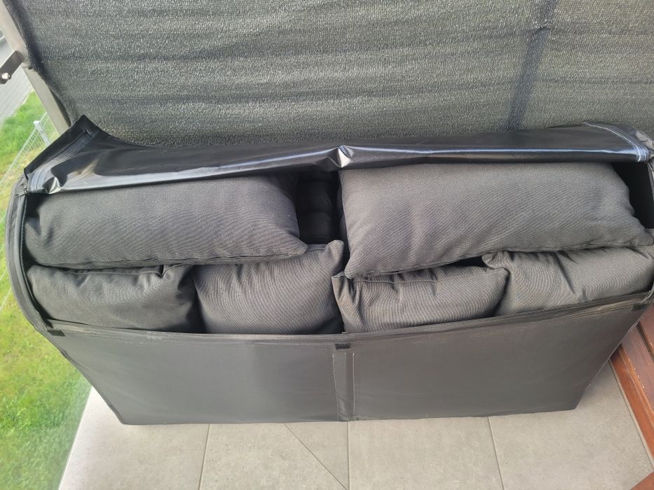 Meble ogrodowe IKEA + skrzynia na poduszki
