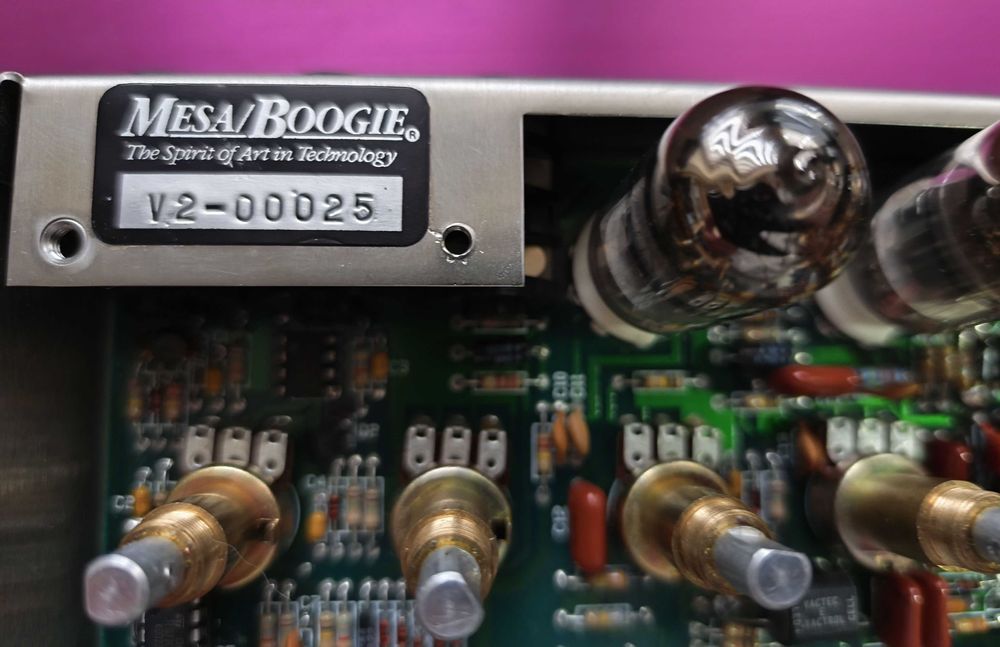 Mesa Boogie V-Twin V-2 Tube Preamp Pedal Version 2, Lampy MESA !!!