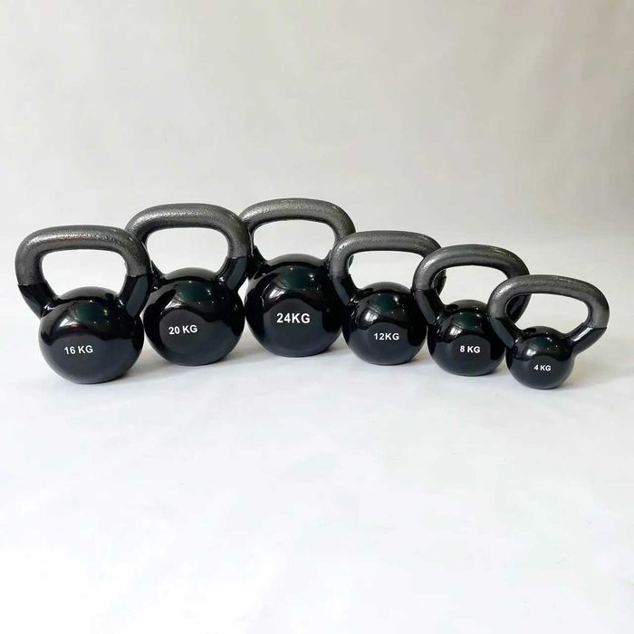 Гантель 20 кг гексагональні гумові. В наявності 10, 12, 15, 25, 30, 50