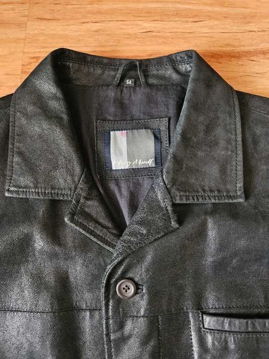 Męska kurtka skórzana Henry Morell rozmiar 54 (XL) klasyczna i eleg.