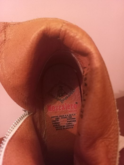 Kozaczki całe skórzane tzw.kowbojki super wygodne rozm.36