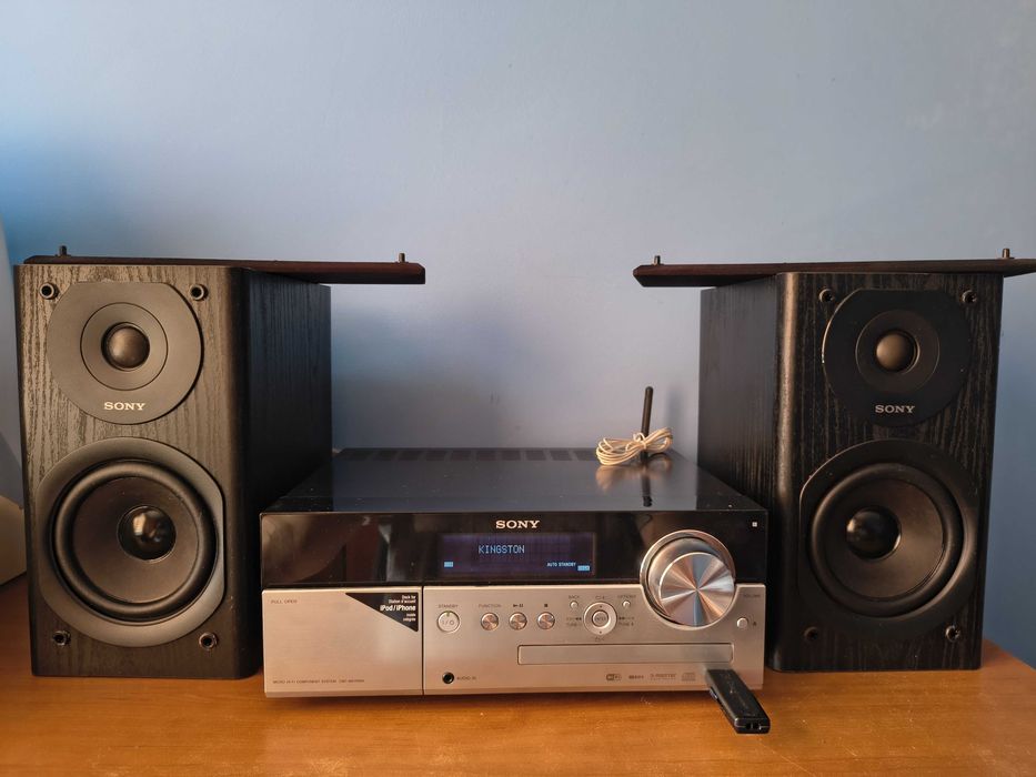 Wieża Sony CMT-MX700Ni + 2 kolumny cała w oryginale, używana
