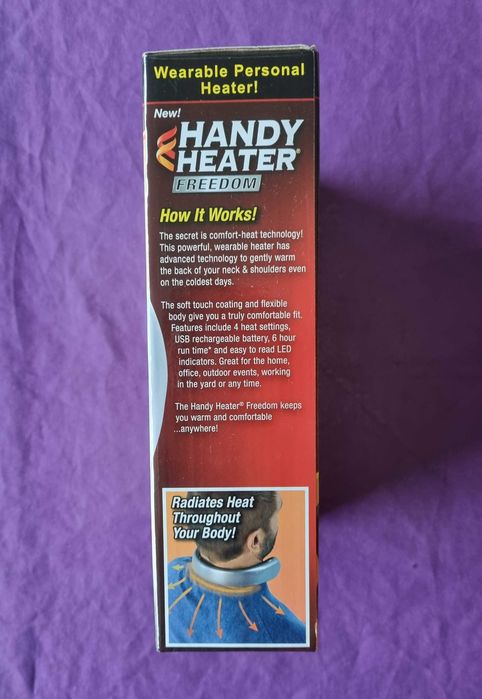 Ontel Handy Heater Freedom - Aquecedor de Pescoço