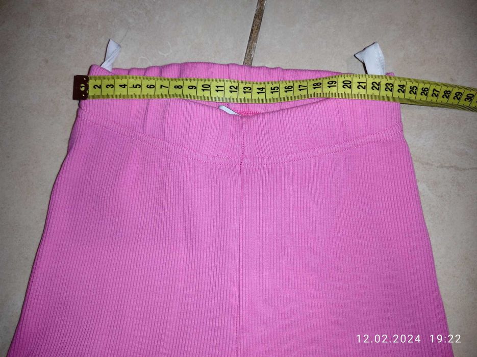 Komplet legginsy prążek + bluza LaBalancia fuksja