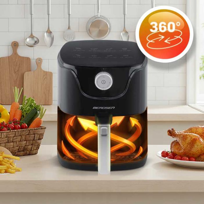 NOWA Frytkownica Beztłuszczowa Air Fryer Frytownica Mocna - OKAZJA