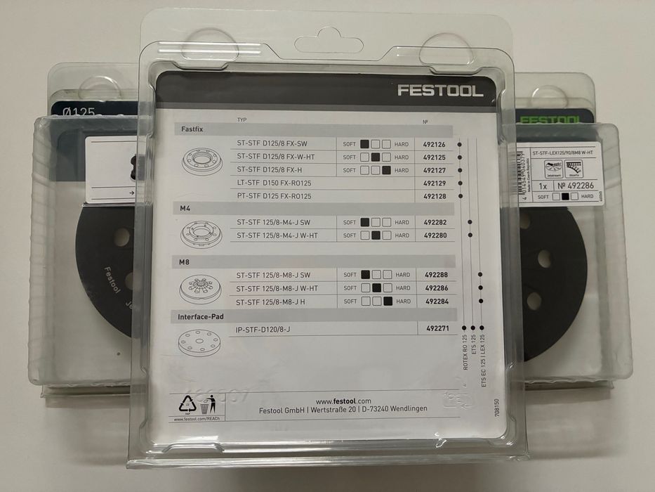 Talerz szlifierski Festool 125