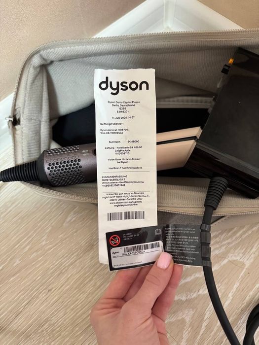 Оригінал! Dyson Airstrait ht01 Pink Дайсон Випрямляч Фен Стайлер