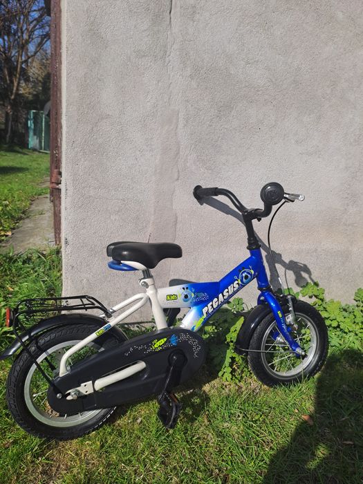 Rowerek dla chłopca  PEGASUS  gratis dodaję kask zielony, koła  12