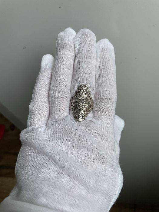 Ажурне срібне кільце