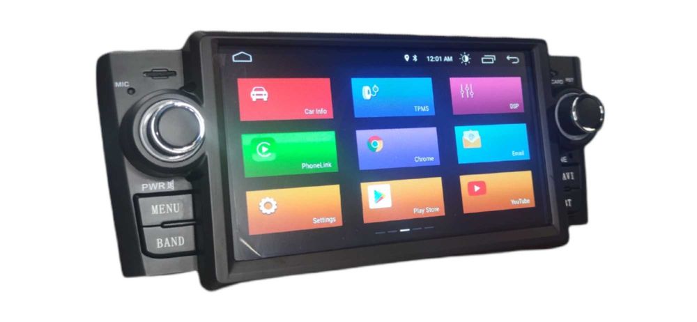 Radio 2 DIN Fiat Punto Android – GPS WIFI CarPlay - Novo 2 DIN Android