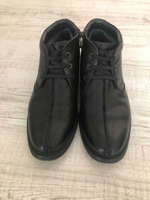 Ботинки кожаные, зимние, мужские ESSE, р. 41-41,5