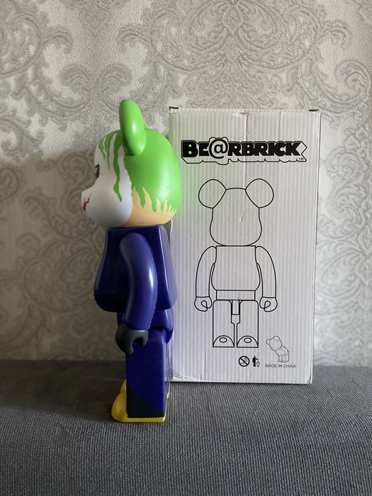 Колекційна іграшка BEARBRICK Jocker 28см бірбрік беарбрик