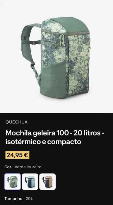 Mochila Isotérmica Decathlon - 20Litros