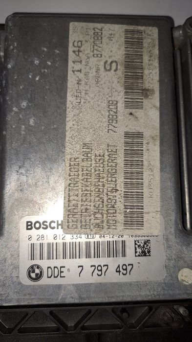 Centralina Do Motor BMW 3 (E90) 320d 7797497 0281012334