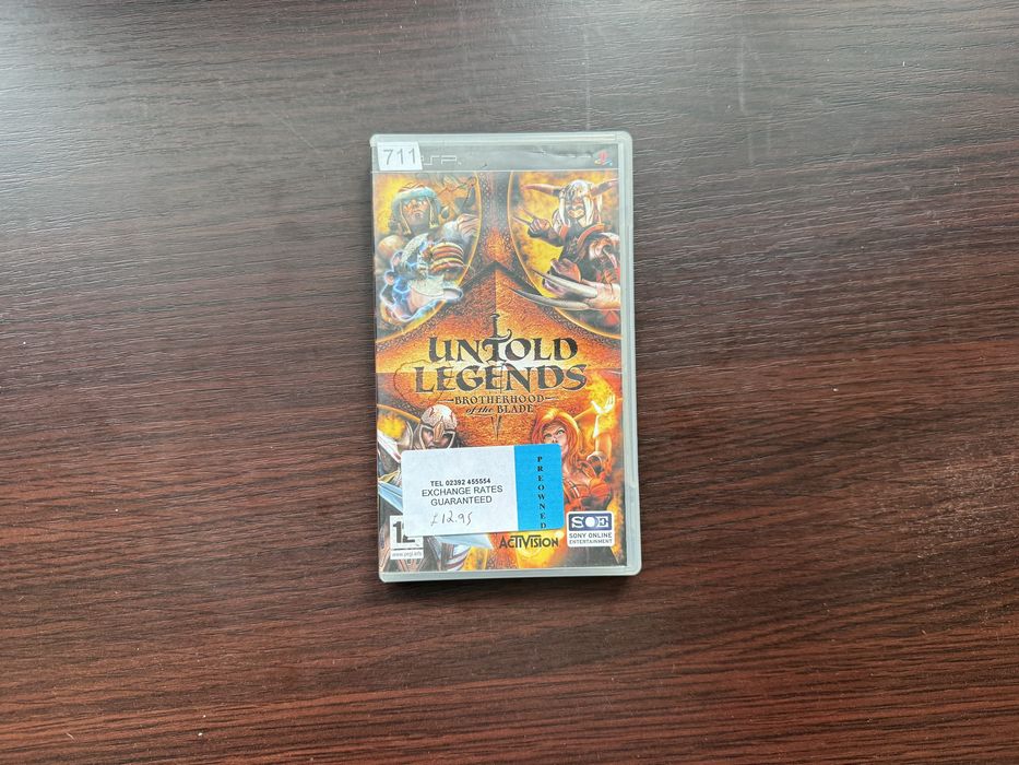 untold legends brotherhood of the blade psp