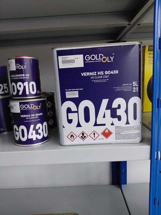 Verniz 2K HS GO430 – Alto Brilho, Secagem Rápida