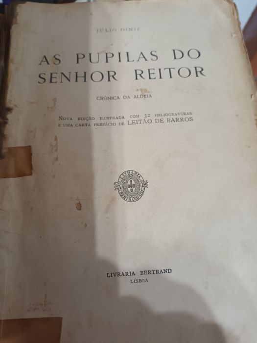 As Pupilas do Sr. Reitor prefácio de Leitão de Barros