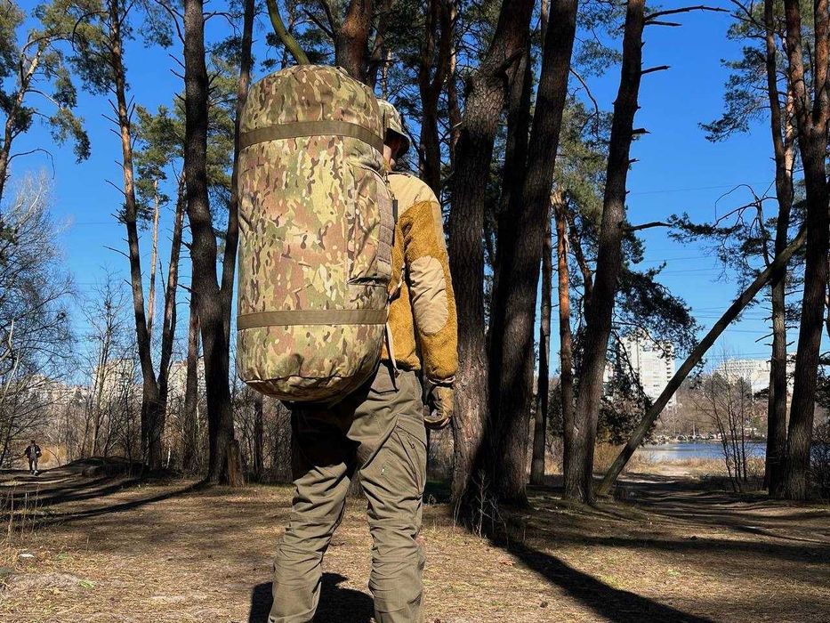 Баул мультикам тактична сумка рюкзак 100л міцний до 200 кг Cordura 1000D