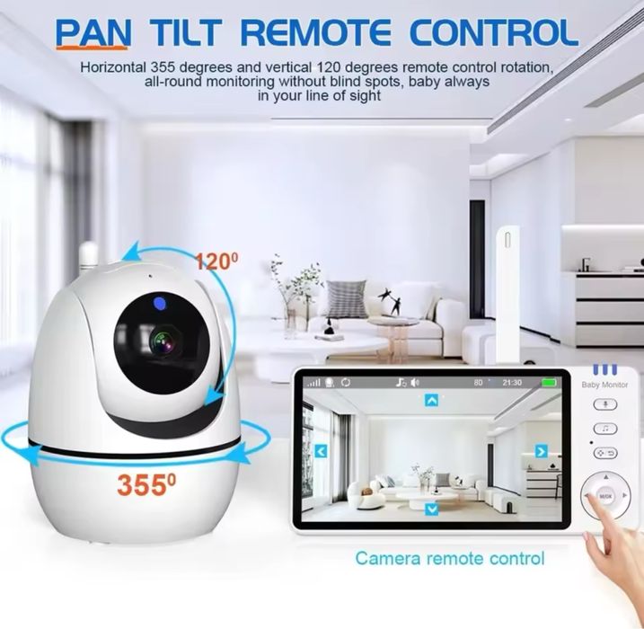 Відеоняня Baby monitor ABM501 радіоняня з екраном