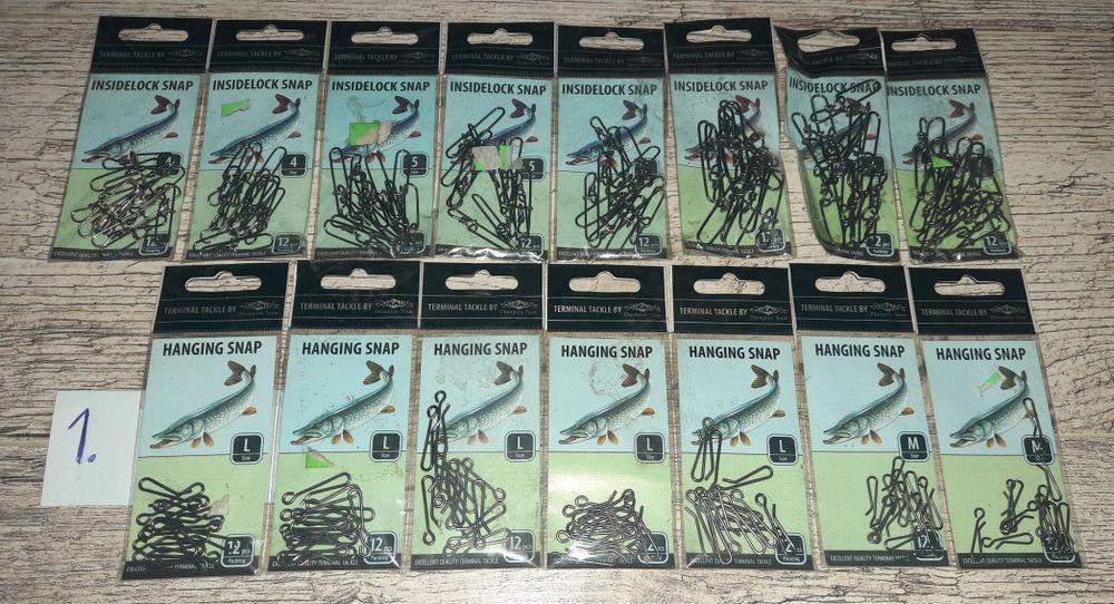 Insidelock snap, hanging snap, hawaii snap, mikado agrafki 30 paczek