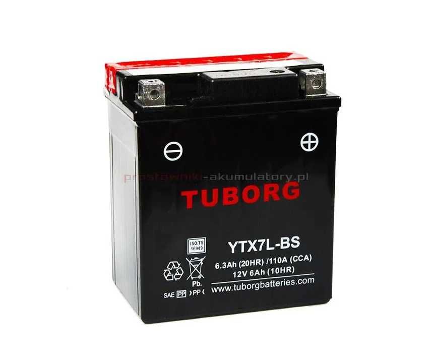 Akumulator Tuborg YTX7L-BS 6.3Ah 110A AGM Toruń, Lubicka 22