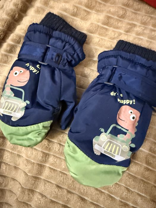 Рукавички непромокайки детские теплые