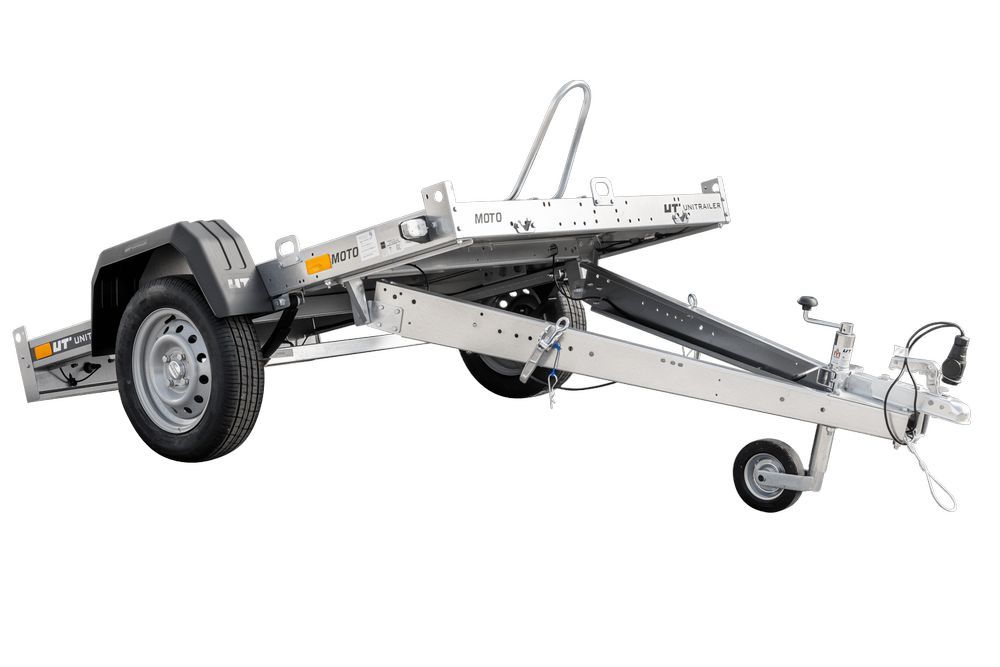 Przyczepka Motocyklowa UNITRAILER MOTO 1 z Resorem i Amortyzatorem