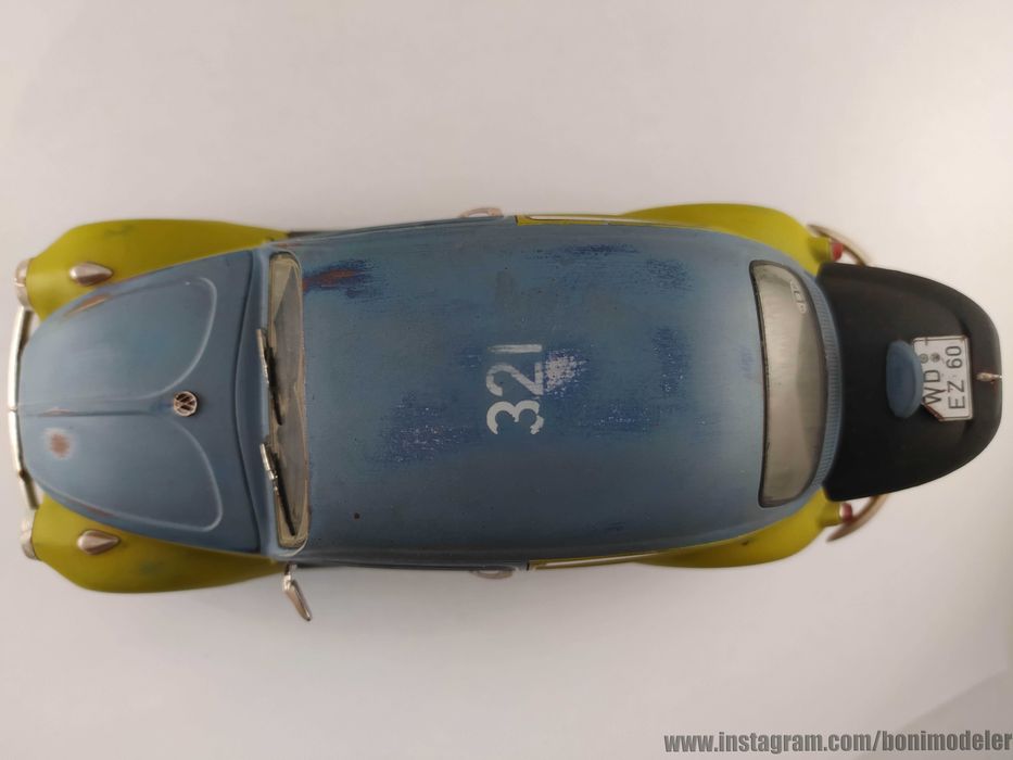 VW Beetle 1968 - Modelo em Escala 1:24
