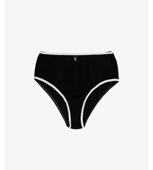 Набір/білизна lessence COTTON RIB BLACK/WHITE