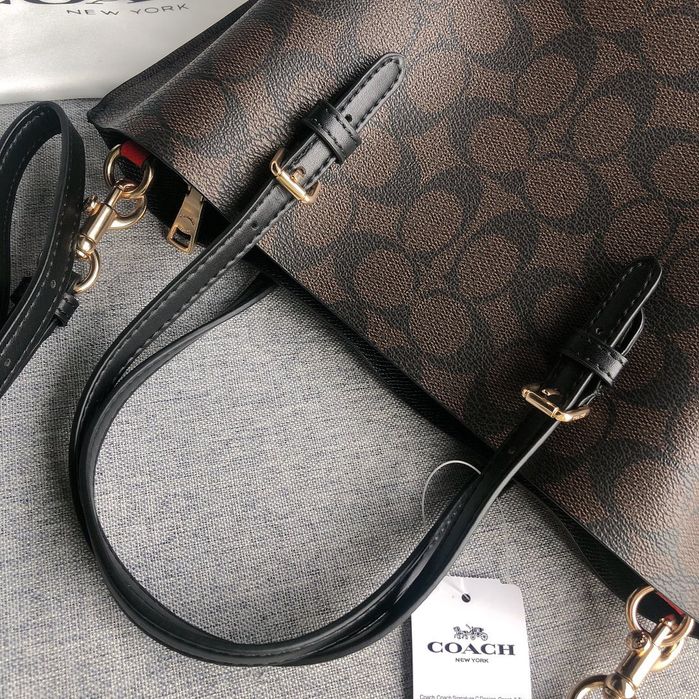Шкіряна сумка Coach Mollie tote