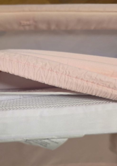 Ліжечко Chicco Next2Me Magic Evo Pink + комплект білизни