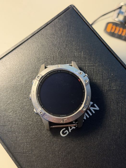 Garmin fēnix 6 Sapphire Titanium + pudełko