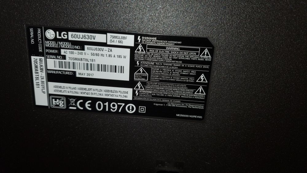 Smartv LG 60 polegadas 4k