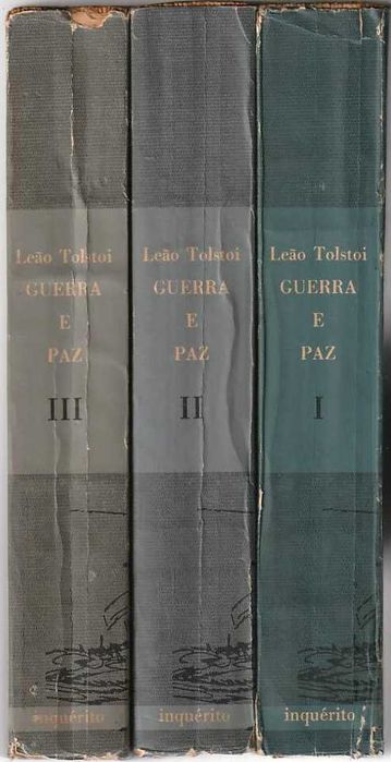 Guerra e Paz – 3 volumes-Leon Tolstoi-Inquérito