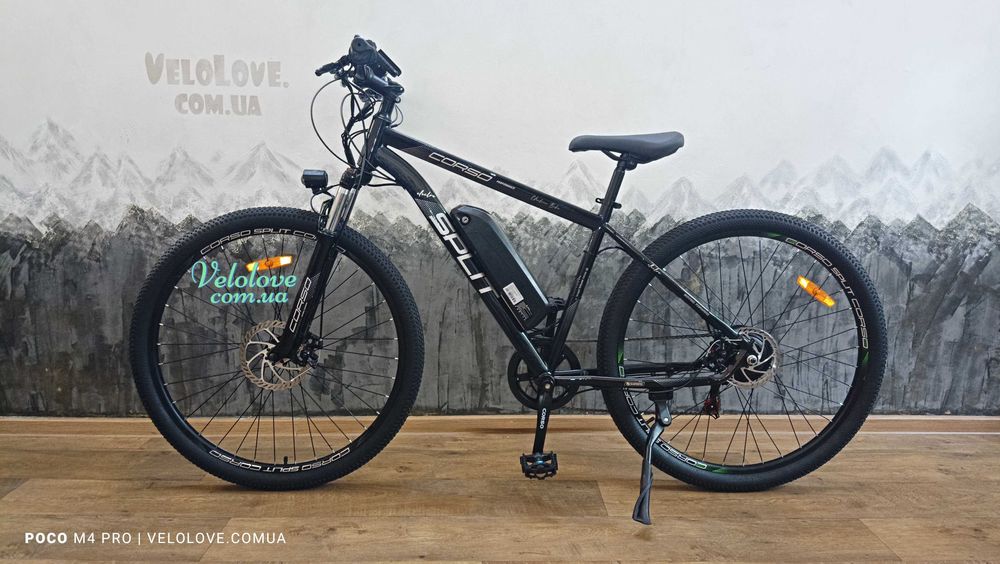 Электровелосипед Корсо 29" рама 19", скор 35 км/час, запас хода 40 км