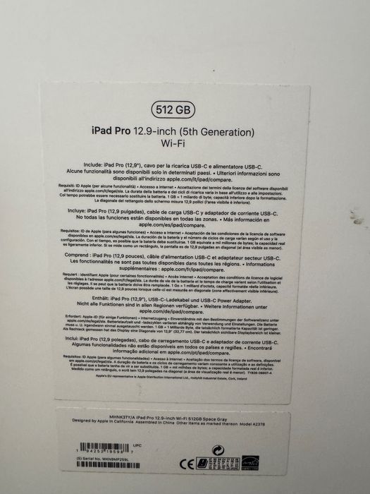 iPad Pro M1 5th Generation 12.9 512GB + Magic Keyboard