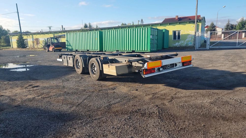 H&W 15.500zł netto TANDEM BDF 7.45-7.80m JUMBO DOLNY ZACZEP HAMULCE TARCZOWE osie SAF MOŻLIWOŚĆ TRANSPORTU