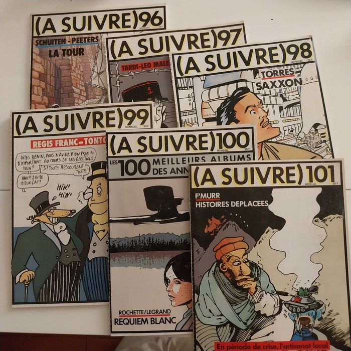Banda Desenhada Coleção Revistas à SUIVRE 1985 a 1986