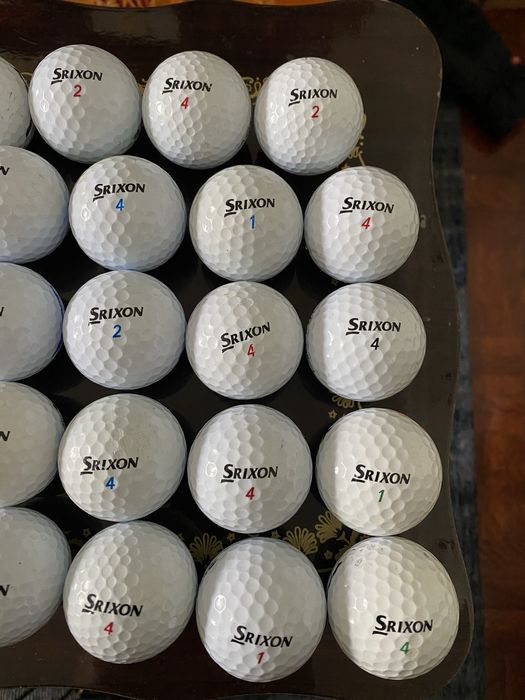 Lote 50 Bolas de Golfe Srixon + Oferta 12 Bolas Slazenger