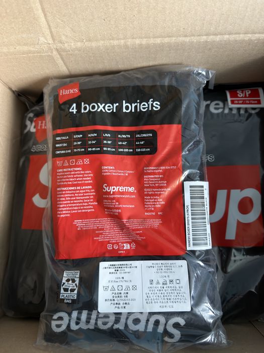 Bokserki Supreme Black S