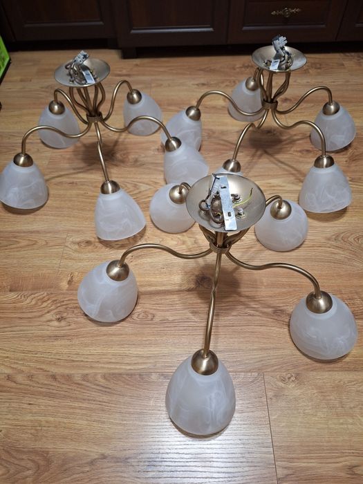 Żyrandol piecioramienny